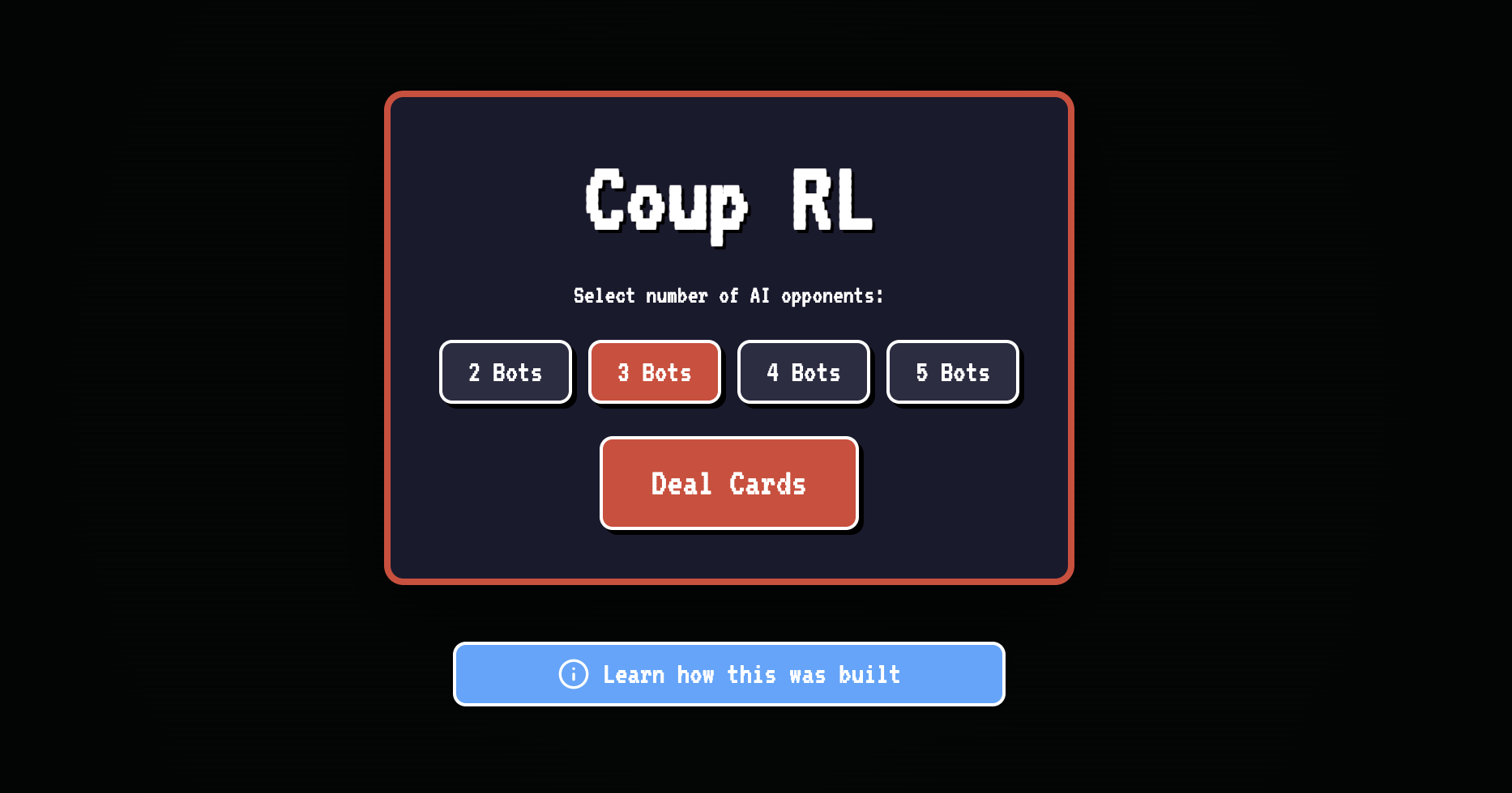 coup-rl project preview