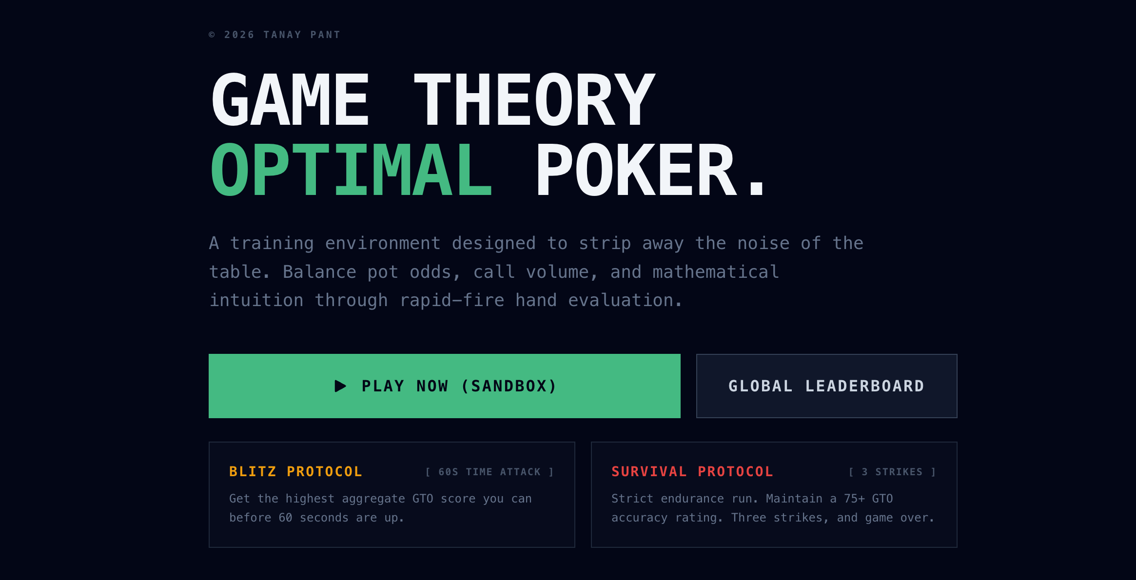 playpokergto project preview